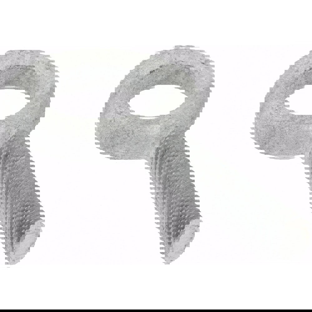 Fixed Lifting Eye Bolt: Without Shoulder, 2,000 lb Capacity, 7/16-14 Thread, Grade C-1035 Steel